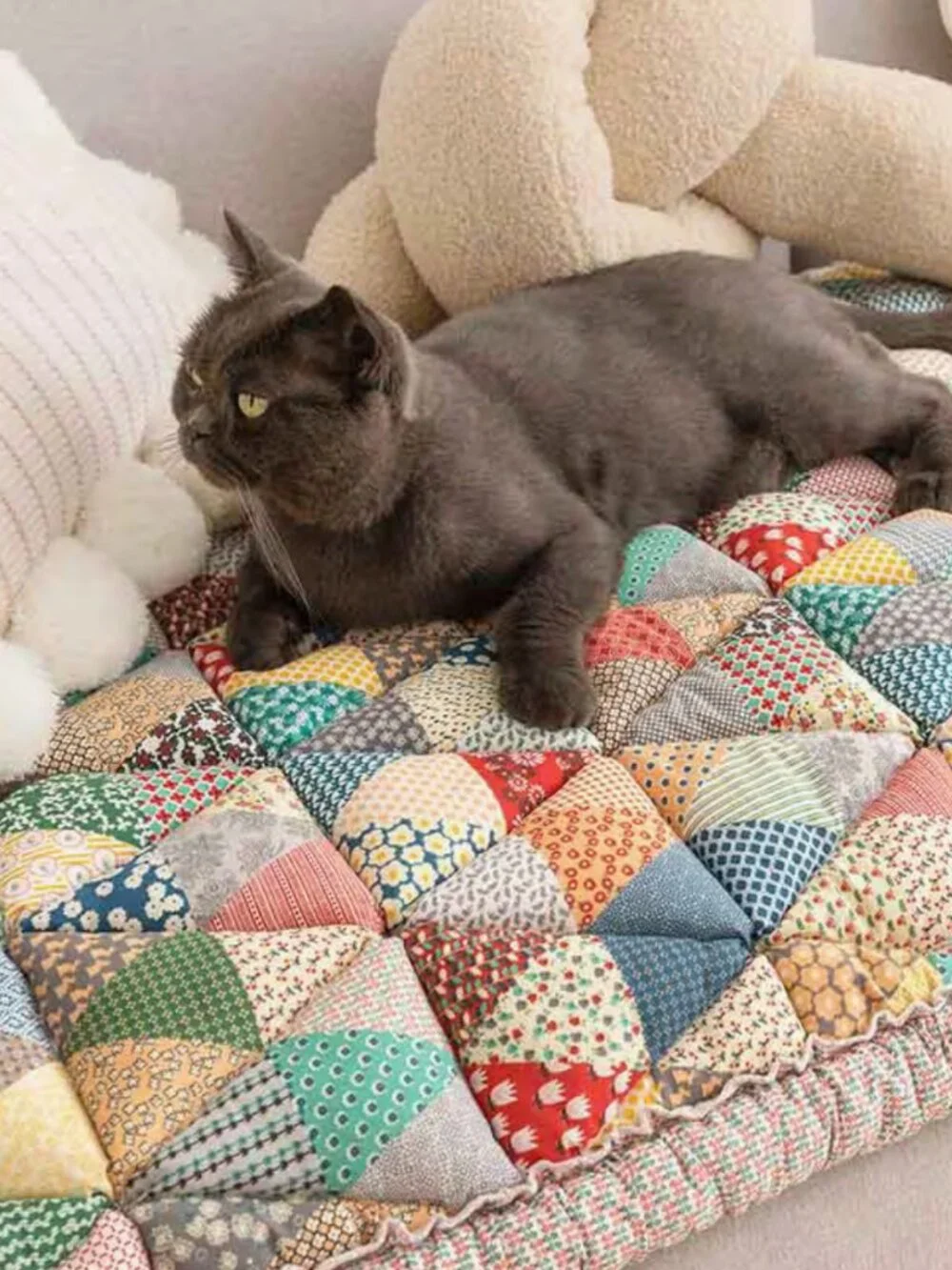 Quilted Thick Non-Slip Pet Mat Protective Couch Cushion for Sofa